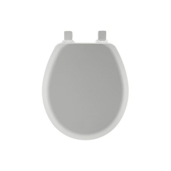 Mayfair Toilet Seat Rnd Wood Silver 41EC 162/46EC Zoro